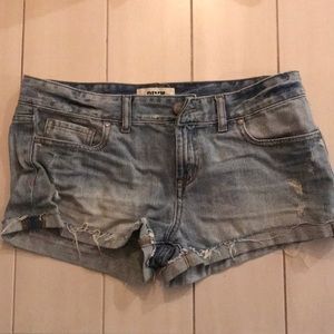 Pink Victoria’s Secret Jean shorts